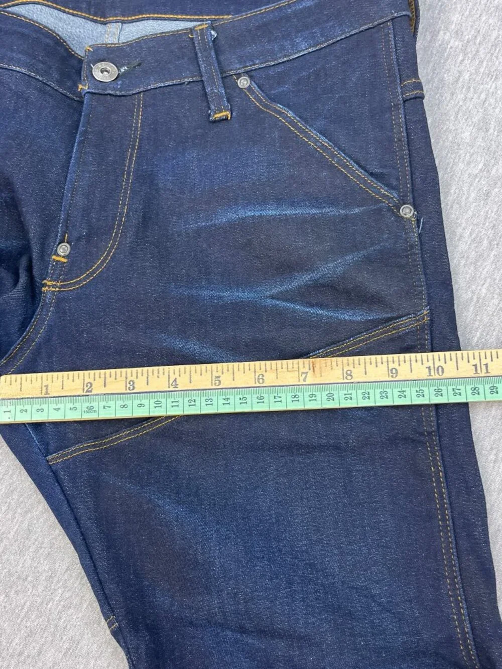 G-Star Raw 3D Super Slim Jeans Mens 33x32 *Fits 33x30 Blue Stretch Denim 5620